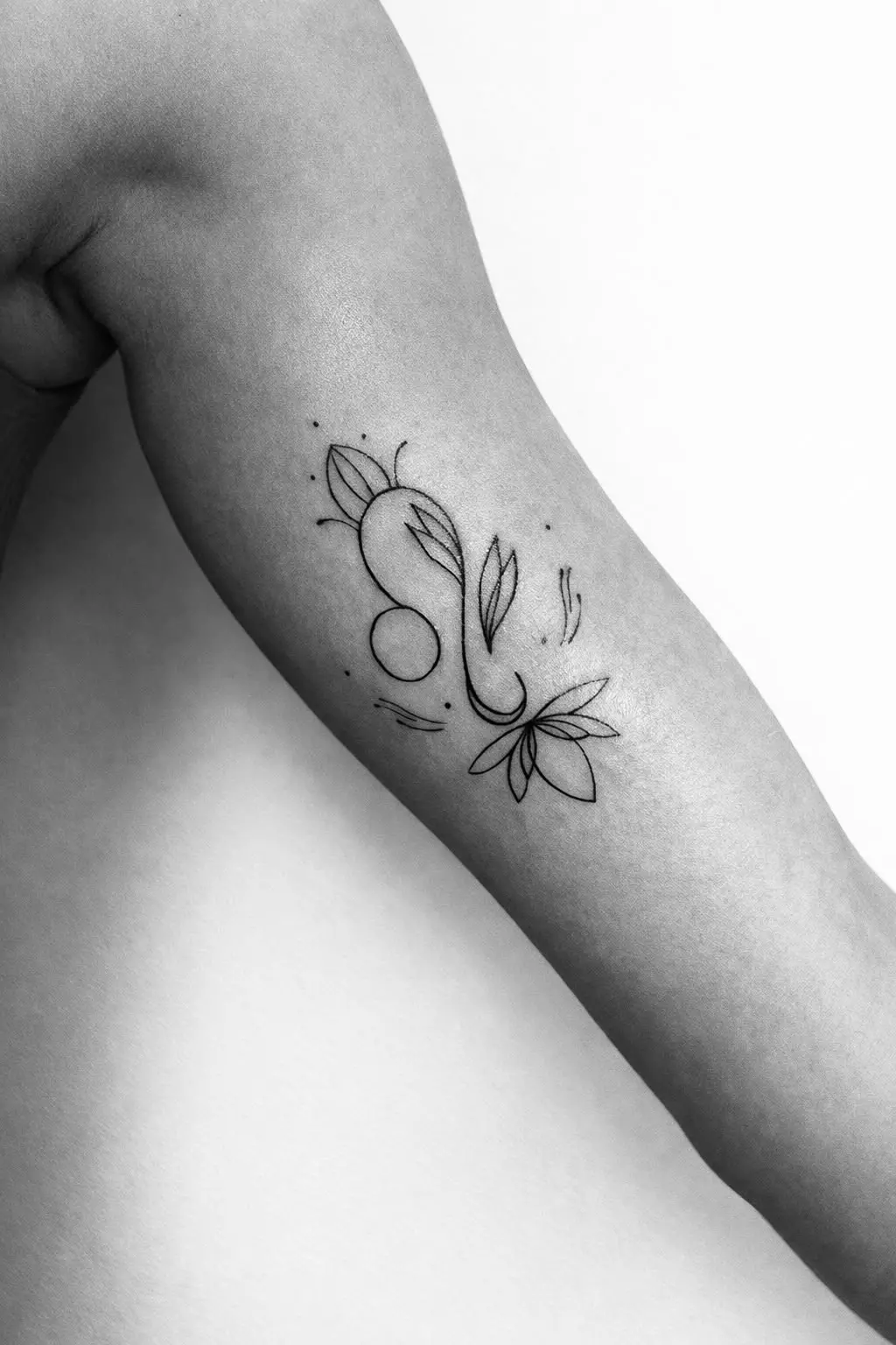 Exemple Tiny Tattoo sur le bras
